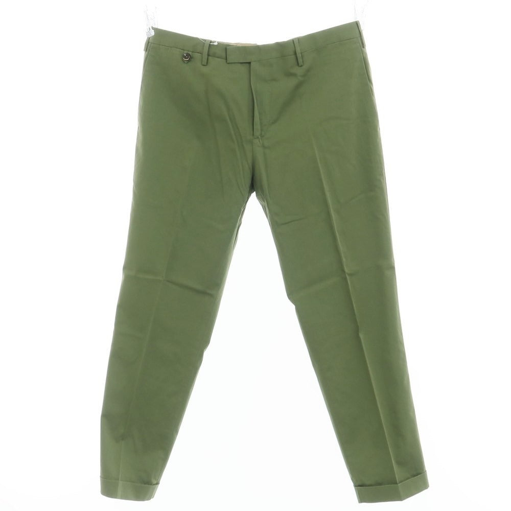 [Used] PT TORINO Cotton Silk Casual Slacks Pants Light Olive Green [Size 50] [GRN] [S/S] [Condition Rank B] ​​[Men&