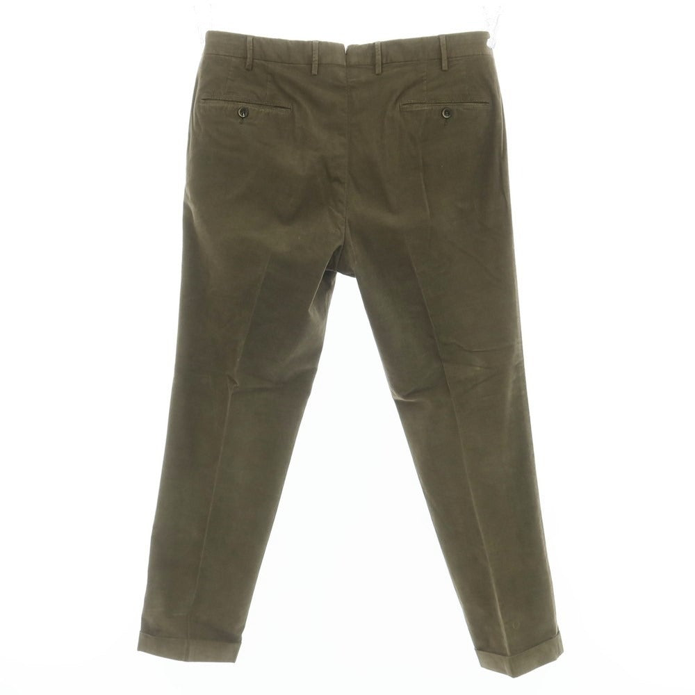 [Used] PT01 Summer Corduroy Cotton Casual Slacks Pants Khaki Olive Color [Size 50] [KAK] [S/S] [Condition Rank B] ​​[Men&