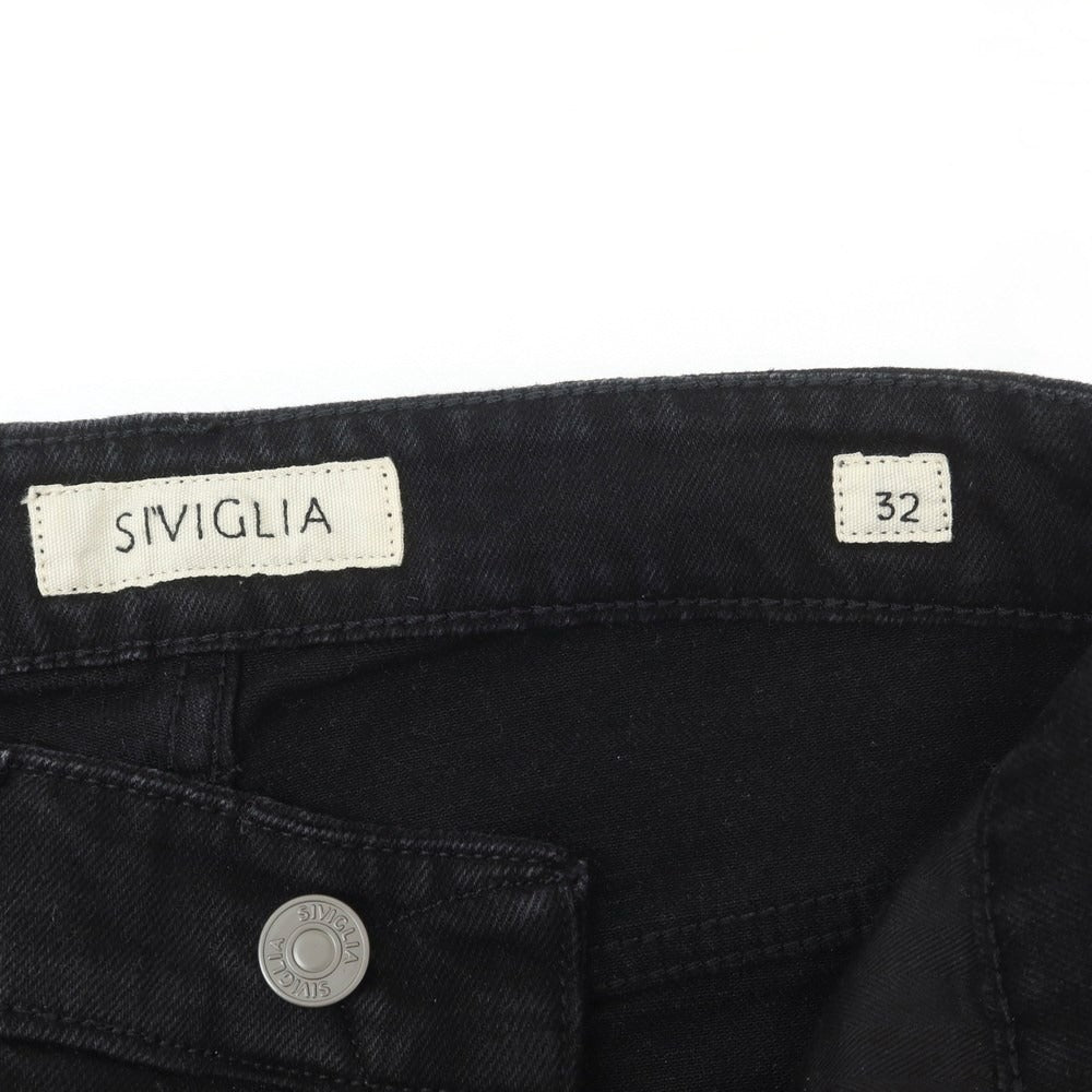 [Used] SIVIGLIA stretch denim jeans, black [32] [Condition rank B] ​​[Men&