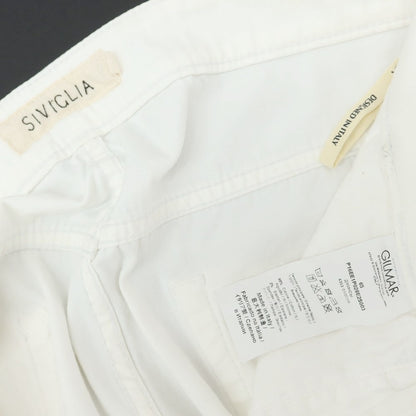 [Used] SIVIGLIA Stretch Cotton Casual Slacks Pants White [32] [Condition Rank C] [Men&