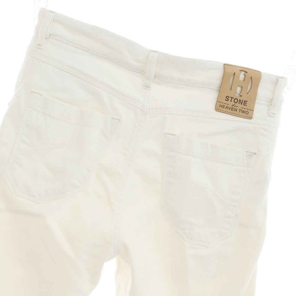 [Used] HEAVEN TWO Stretch Denim Pants Jeans Off White [32] [Condition Rank B] ​​[Men&