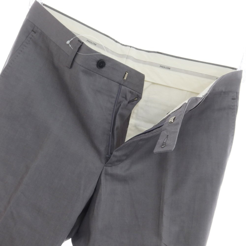 [Used] PAOLONI Cotton Casual Slacks Pants Gray [48] [Condition Rank B] ​​[Men&