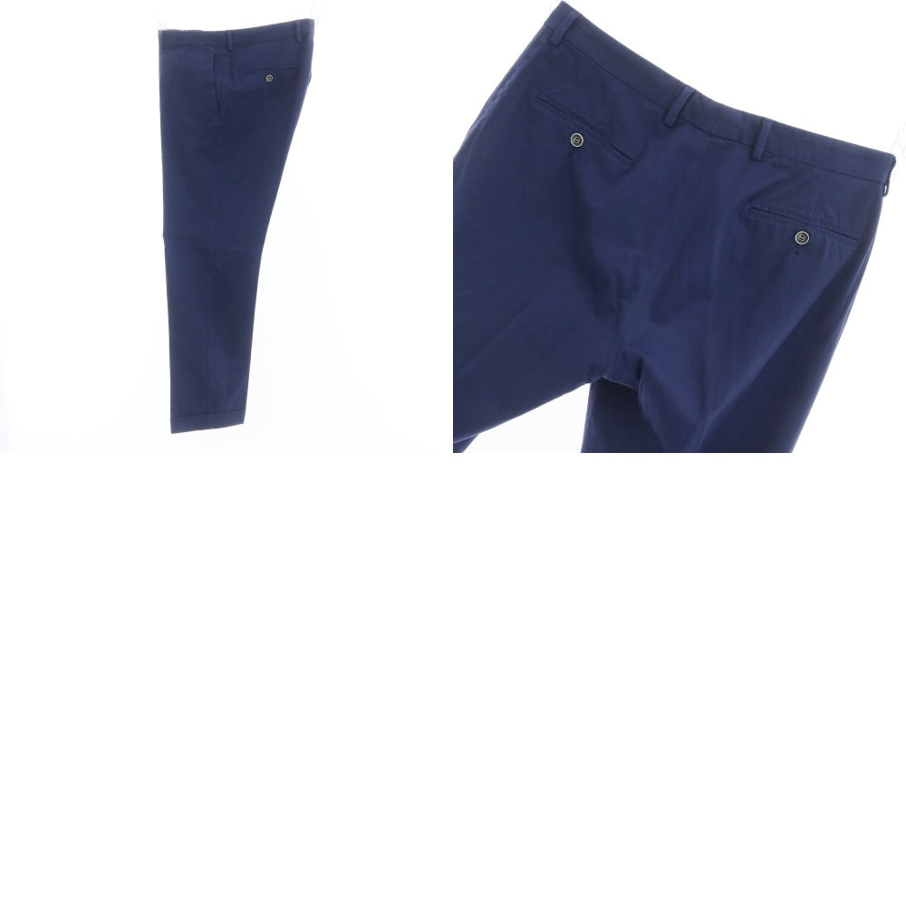 [Used] TRAIANO stretch cotton casual slacks pants, light navy [48] [Condition: C] [Men&