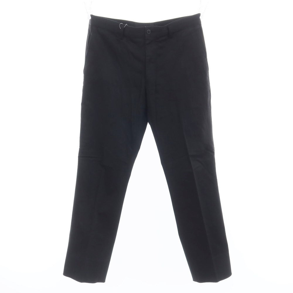 [Used] EZ BY ZEGNA Stretch Cotton Casual Slacks Pants Black [L] [Condition Rank B] ​​[Men&