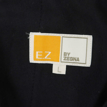 [Used] EZ BY ZEGNA Stretch Cotton Casual Slacks Pants Black [L] [Condition Rank B] ​​[Men&