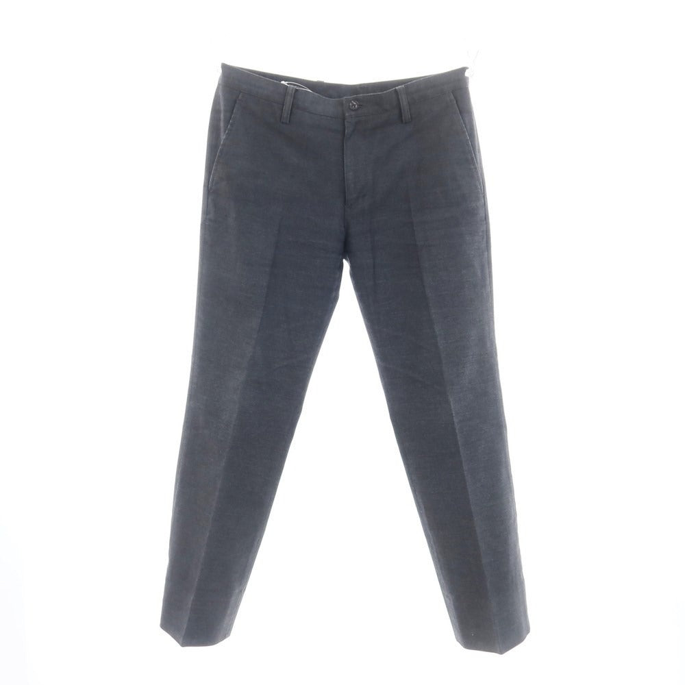 [Used] Recency of Mine RECENCYOFMINE Stretch Cotton Polyester Casual Slacks Pants Dark Gray [48] [Condition Rank C] [Men&