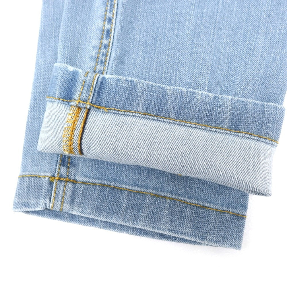 [Used] ENTRE AMIS stretch denim pants, jeans, light blue [32] [Condition rank C] [Men&