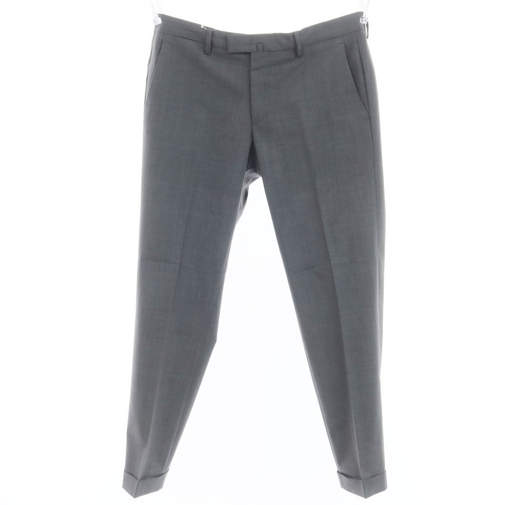 [Used] BRIGLIA 1949 Stretch Wool Polyester Dress Slacks Pants Gray [33/47] [Condition Rank C] [Men&