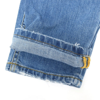 【中古】ジャンセン JEANSENG クラッシュ ストレッチ デニムパンツ ジーンズ  ブルー【 32/46 】【 状態ランクC 】【 メンズ 】