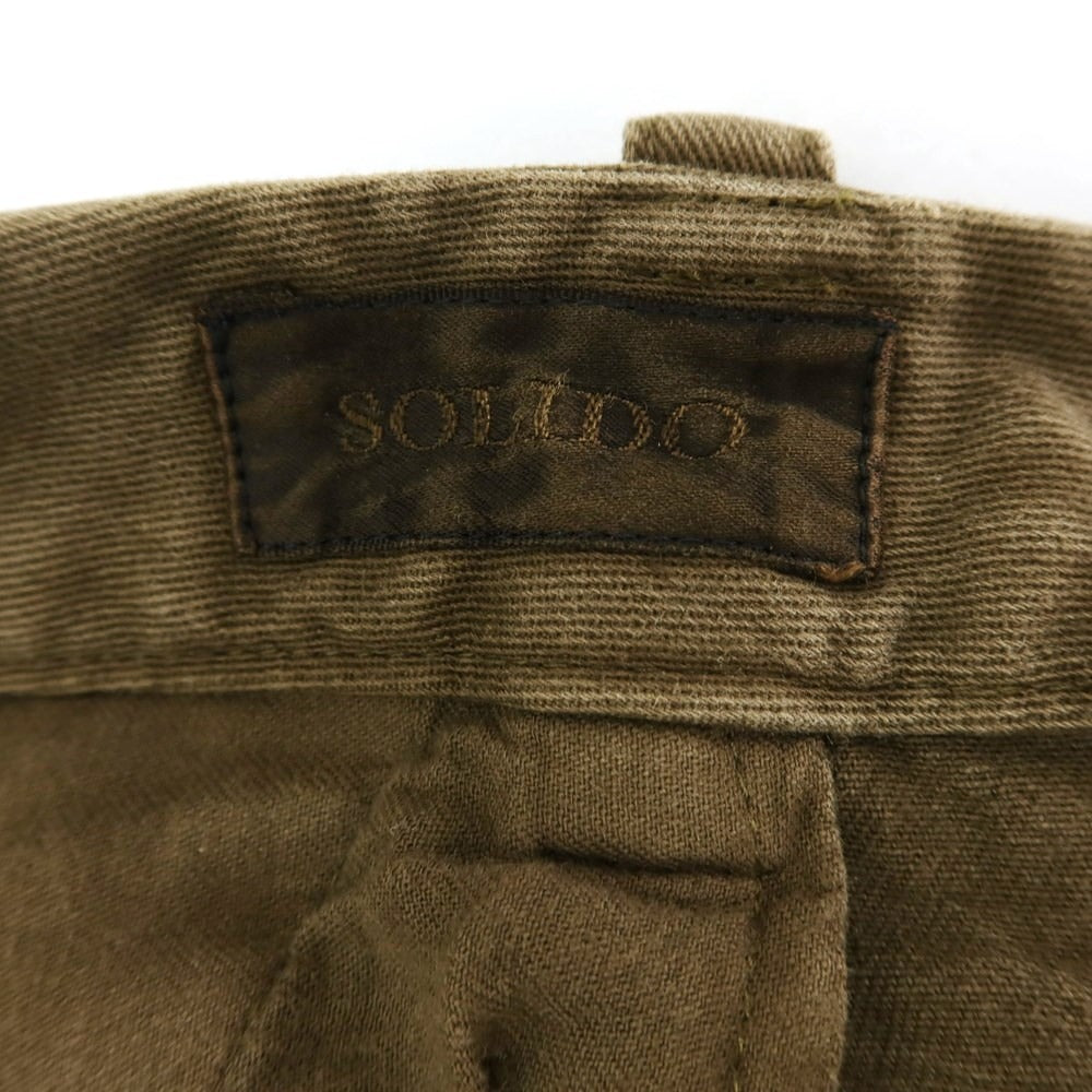 [Used] Solido Stretch Cotton Casual Slacks Pants Khaki Brown [4] [Condition Rank C] [Men&