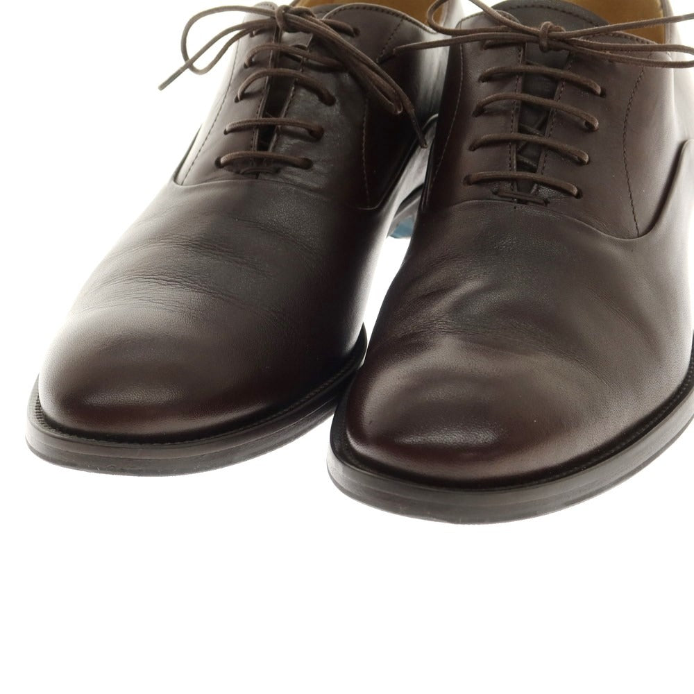 [Used] SUTOR MANTELLASSI Leather Plain Toe Dress Shoes Dark Brown [6] [Condition Rank B] ​​[Men&