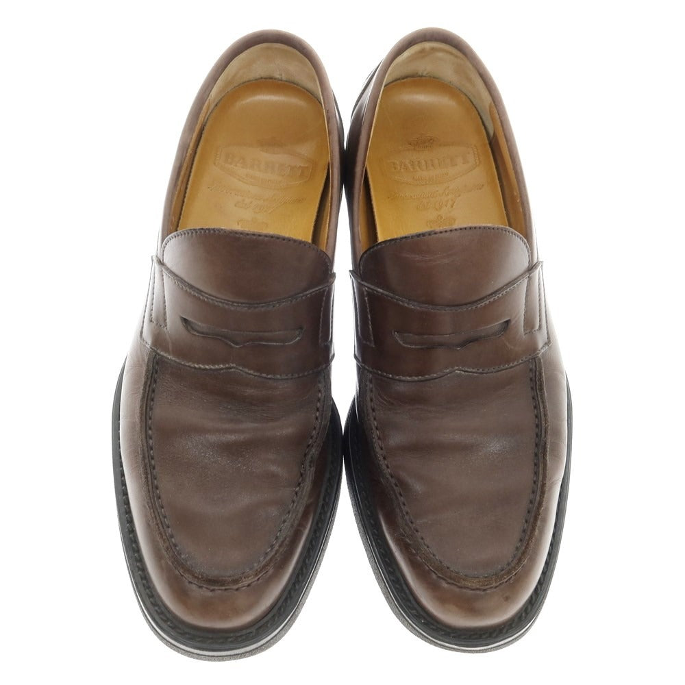 [Used] BARRETT Leather Coin Loafers Brown [6] [Condition Rank C] [Men&