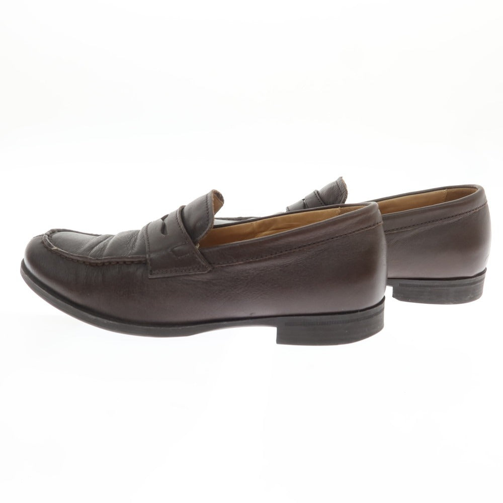 [Used] GEOX Leather Coin Loafers Dark Brown [39] [Condition Rank B] ​​[Men&