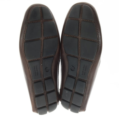 [Used] Giotto Firenze GIOTTO FIRENZE Intrecciato Leather Coin Loafers Brown [39] [Condition Rank B] ​​[Men&