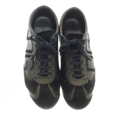 [Used] Dolce &amp;amp; Gabbana DOLCE&amp;amp;GABBANA Leather Sneakers Metallic Brown x Black [6.5] [Condition Rank C] [Men&