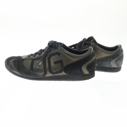 [Used] Dolce &amp;amp; Gabbana DOLCE&amp;amp;GABBANA Leather Sneakers Metallic Brown x Black [6.5] [Condition Rank C] [Men&