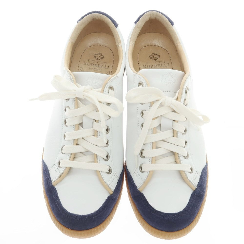 [Used] Luigi Borrelli sneakers
 White x Navy [40] [Condition Rank A] [Men&