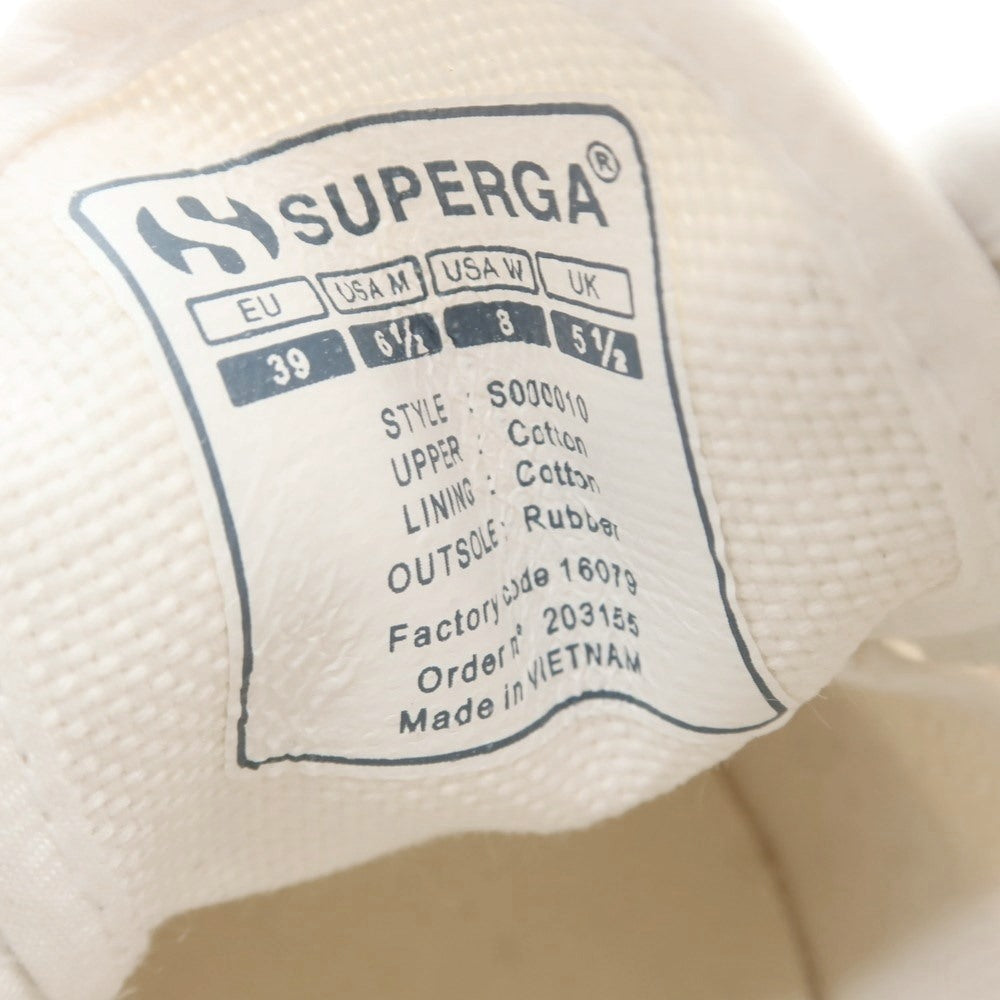 【中古】スペルガ SUPERGA スニーカー
 ホワイト【 39 】【 状態ランクA 】【 メンズ 】