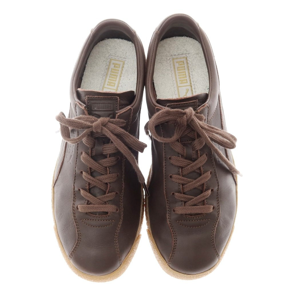 [Used] PUMA TE-KU Made in Italy Leather Sneakers Brown [39] [Condition Rank A] [Men&