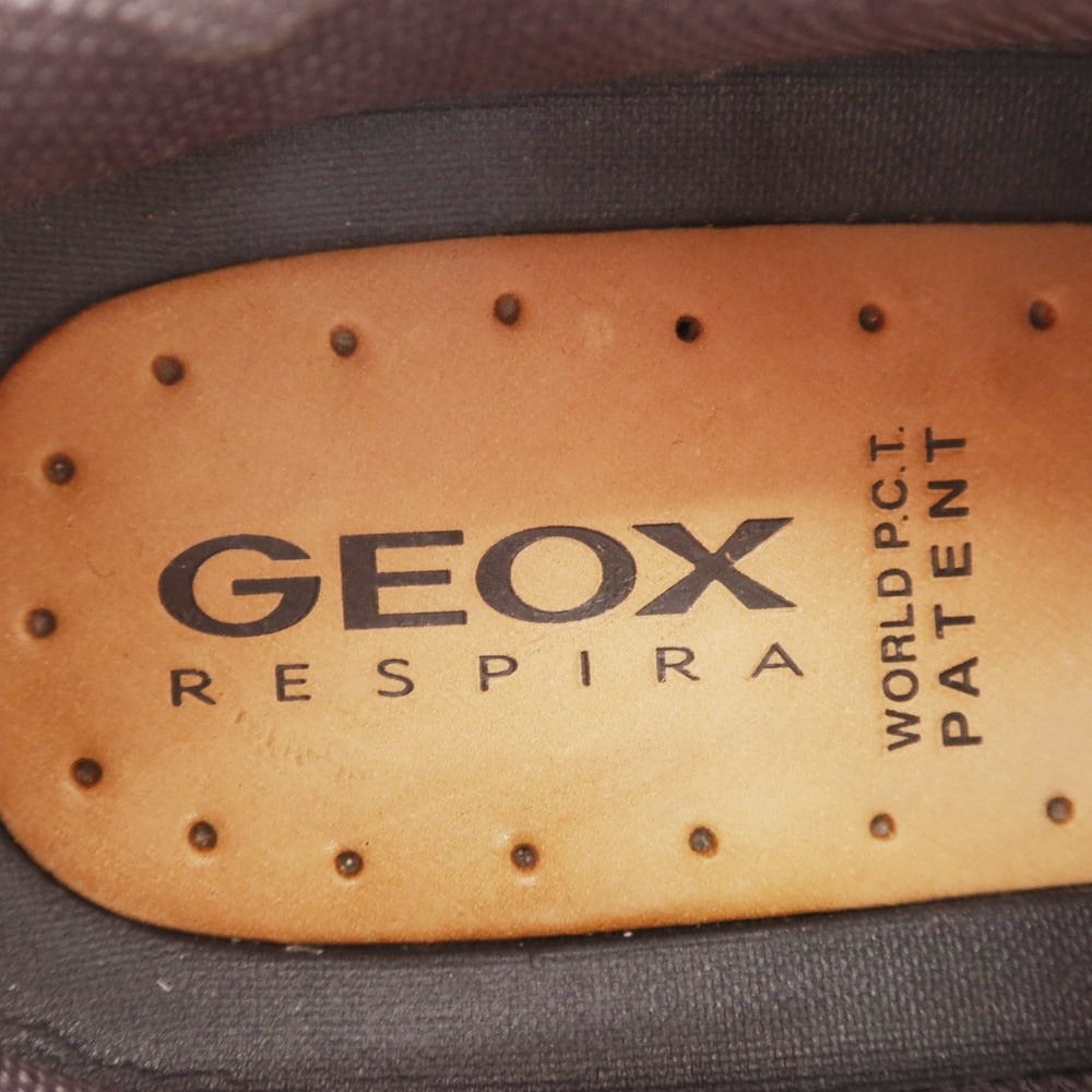 【中古】ジェオックス GEOX RESPIRA スニーカー オフホワイト【 US7 】【 状態ランクB 】【 メンズ 】