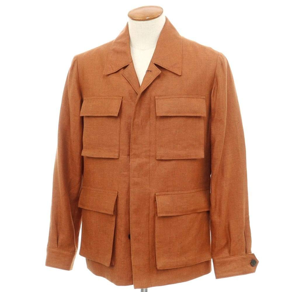 [Used] Banana Republic Linen Field Jacket Brick Brown [Size M] [BRW] [S/S] [Condition Rank A] [Men&