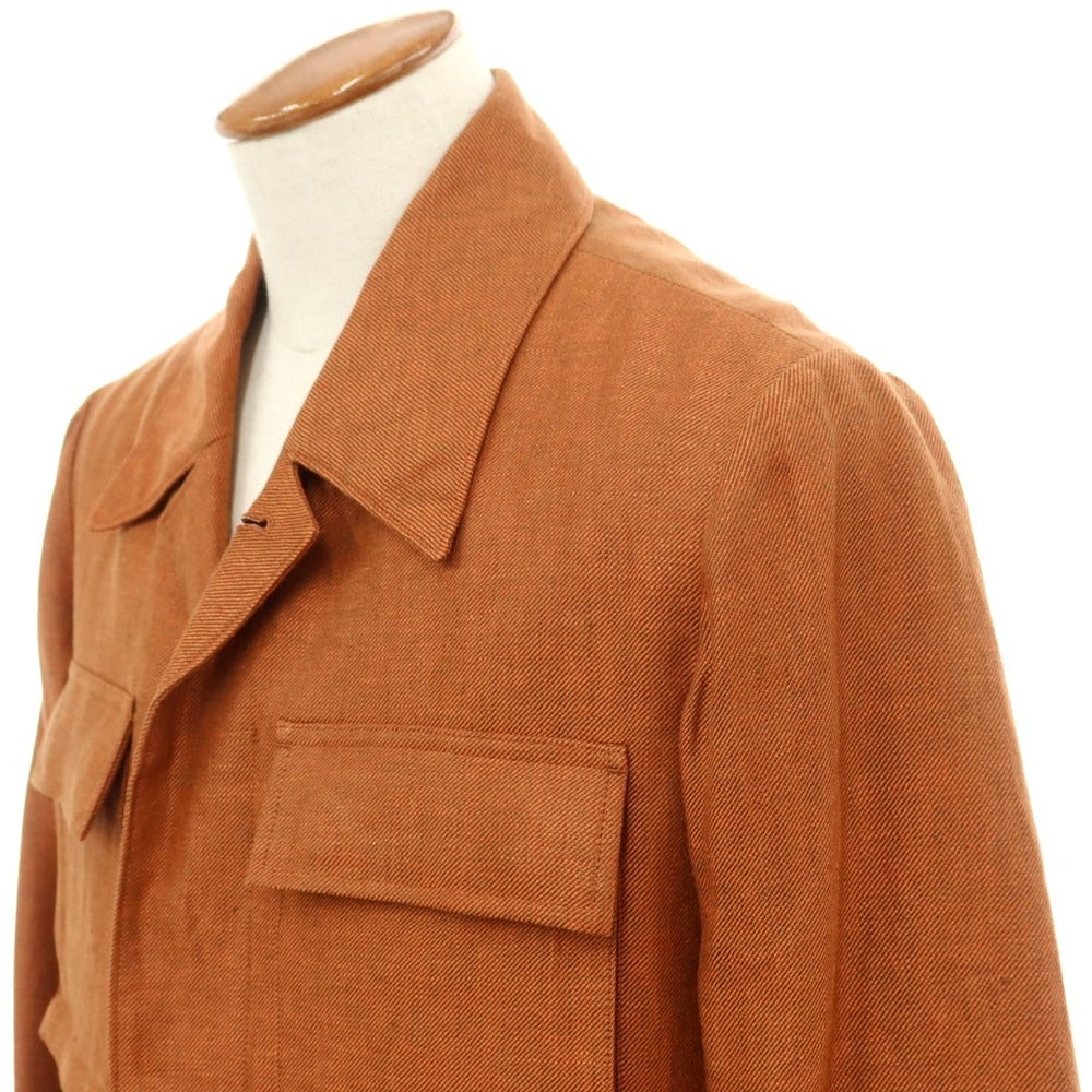 [Used] Banana Republic Linen Field Jacket Brick Brown [Size M] [BRW] [S/S] [Condition Rank A] [Men&