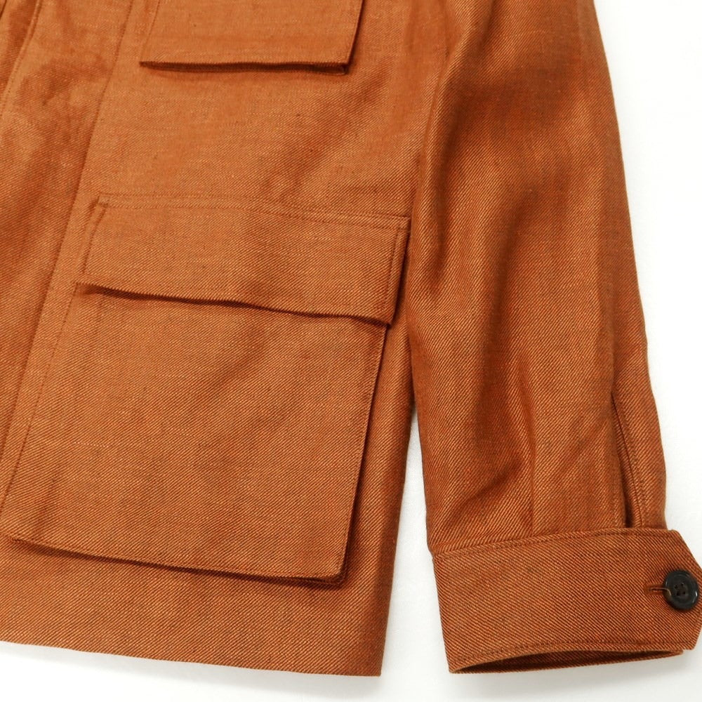 [Used] Banana Republic Linen Field Jacket Brick Brown [Size M] [BRW] [S/S] [Condition Rank A] [Men&