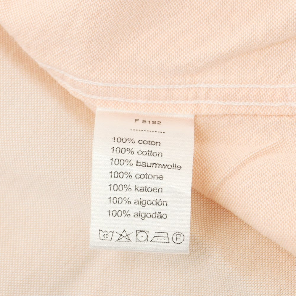 [Used] [Unused] LACOSTE Cotton Button-down Casual Shirt Salmon Pink [38] [Condition Rank S] [Men&