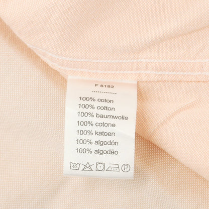 [Used] [Unused] LACOSTE Cotton Button-down Casual Shirt Salmon Pink [38] [Condition Rank S] [Men&