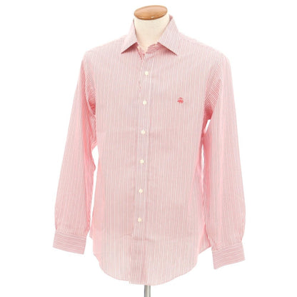 [Used] [Unused] Brooks Brothers Cotton Semi-Wide Collar Casual Shirt Red x White [M] [Condition Rank S] [Men&