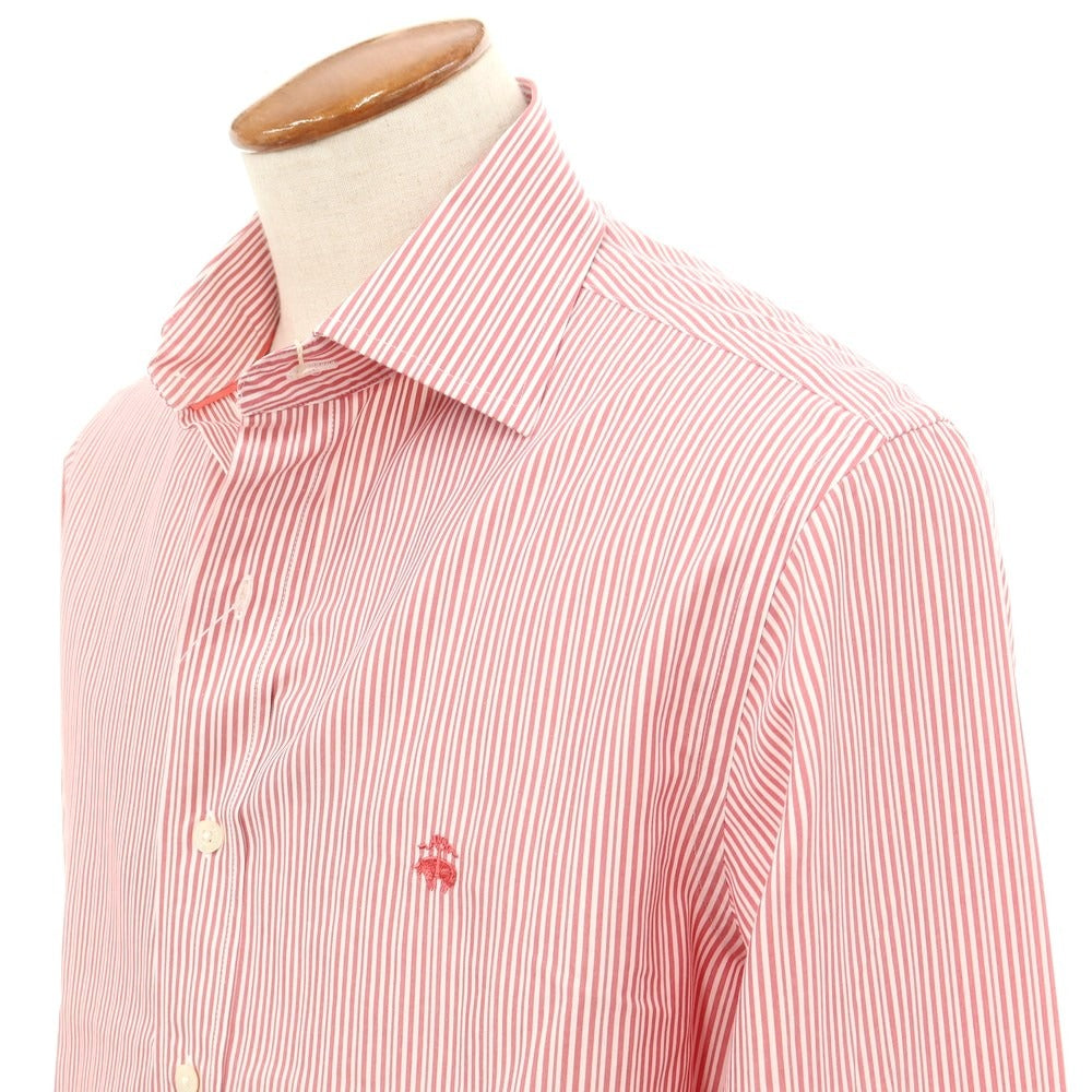 [Used] [Unused] Brooks Brothers Cotton Semi-Wide Collar Casual Shirt Red x White [M] [Condition Rank S] [Men&