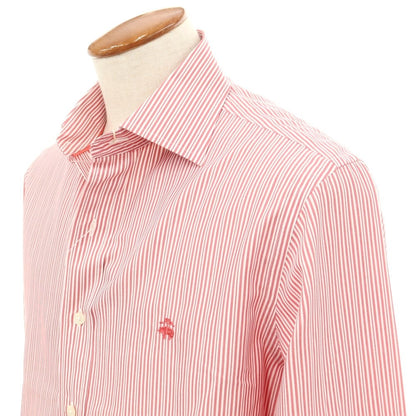 [Used] [Unused] Brooks Brothers Cotton Semi-Wide Collar Casual Shirt Red x White [M] [Condition Rank S] [Men&