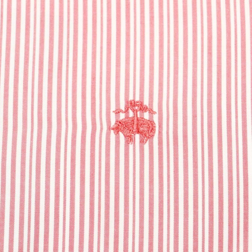 [Used] [Unused] Brooks Brothers Cotton Semi-Wide Collar Casual Shirt Red x White [M] [Condition Rank S] [Men&