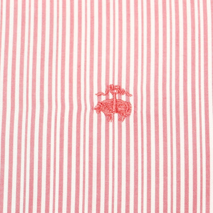 [Used] [Unused] Brooks Brothers Cotton Semi-Wide Collar Casual Shirt Red x White [M] [Condition Rank S] [Men&