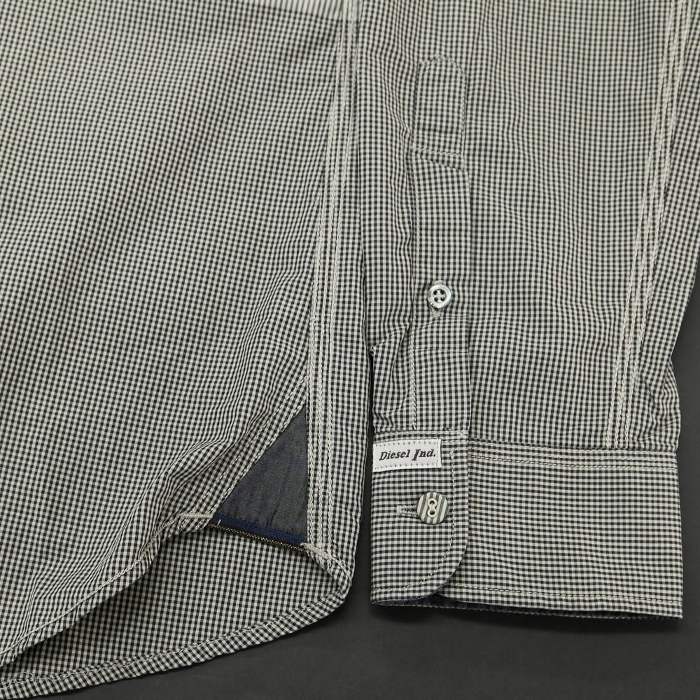 [Used] [Unused] Diesel DIESEL Cotton Semi-wide Collar Casual Shirt Gray [M] [Condition Rank S] [Men&