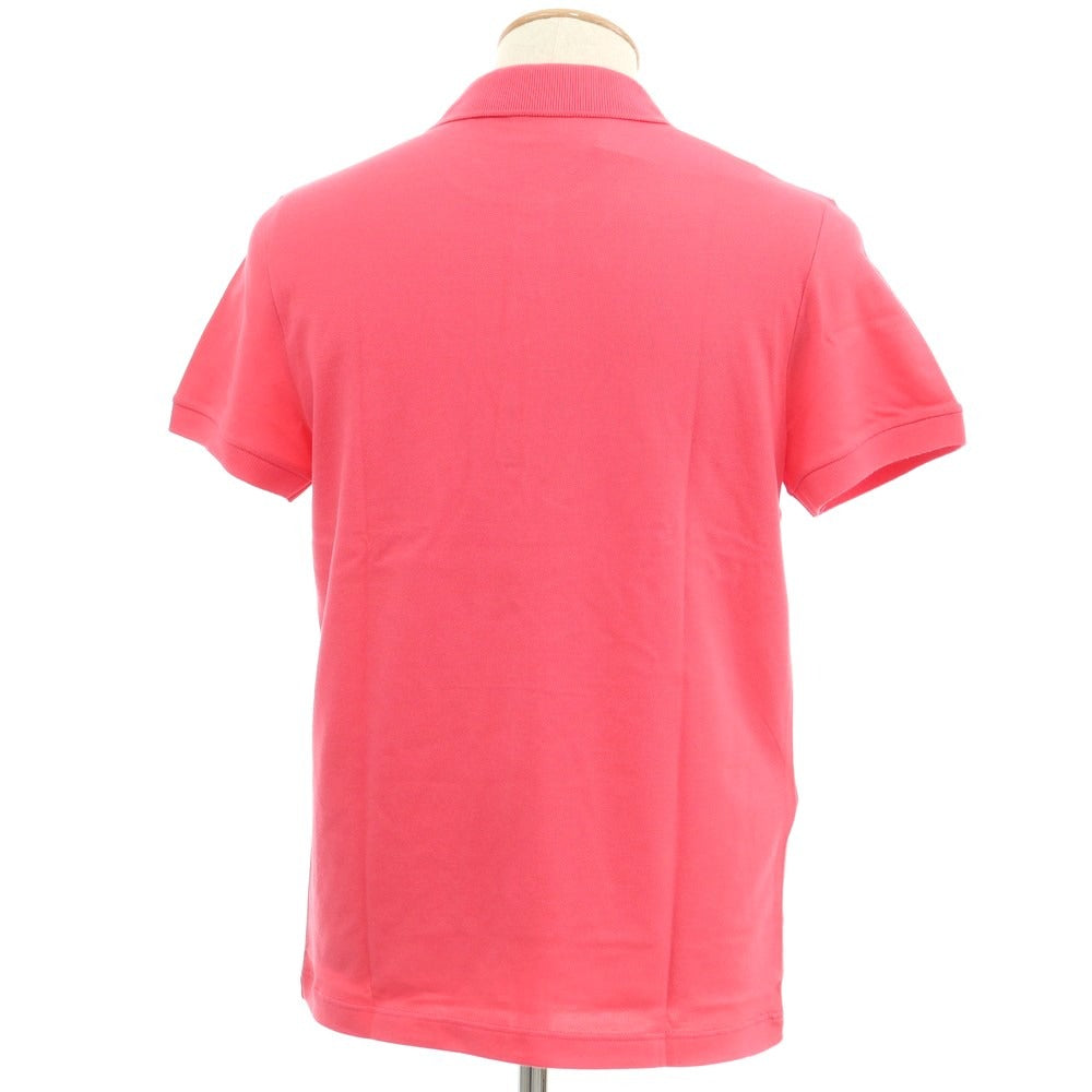 [Used] [Unused] LACOSTE Pique Stretch Cotton Short Sleeve Polo Shirt Pink [3] [Condition Rank S] [Men&