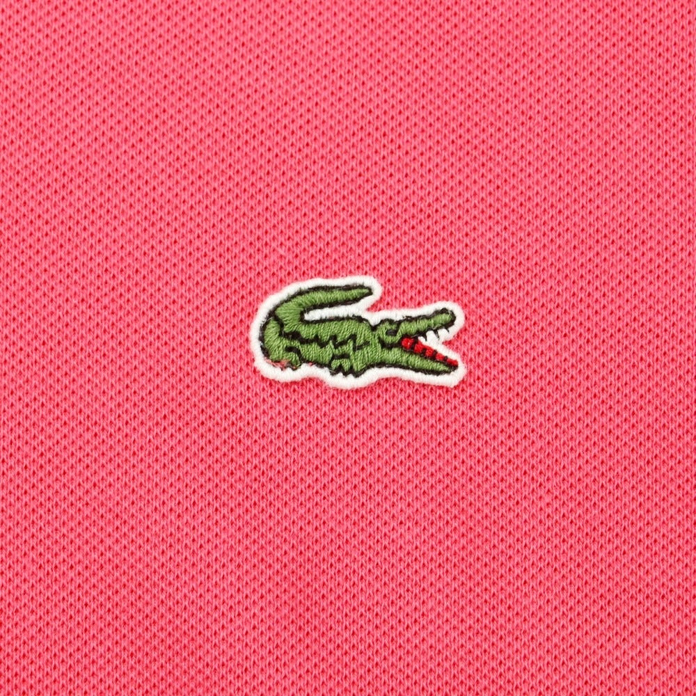 【中古】【未使用】ラコステ LACOSTE 鹿の子ストレッチコットン 半袖ポロシャツ ピンク【 3 】【 状態ランクS 】【 メンズ 】