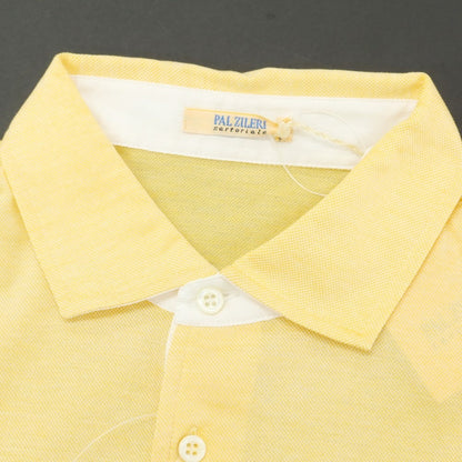 [Used] [Unused] Pal Zileri Cotton Short Sleeve Polo Shirt Orange Yellow [M] [Condition Rank S] [Men&