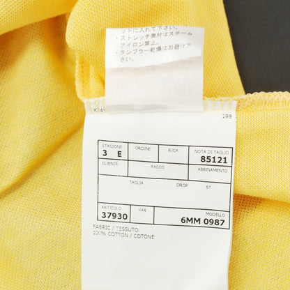 [Used] [Unused] Pal Zileri Cotton Short Sleeve Polo Shirt Orange Yellow [M] [Condition Rank S] [Men&