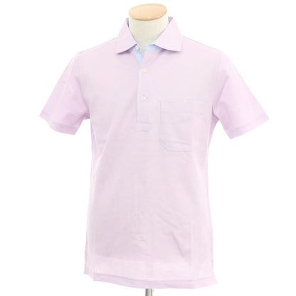 [Used] [Unused] Pal Zileri Cotton Short Sleeve Polo Shirt Lavender [S] [Condition Rank S] [Men&