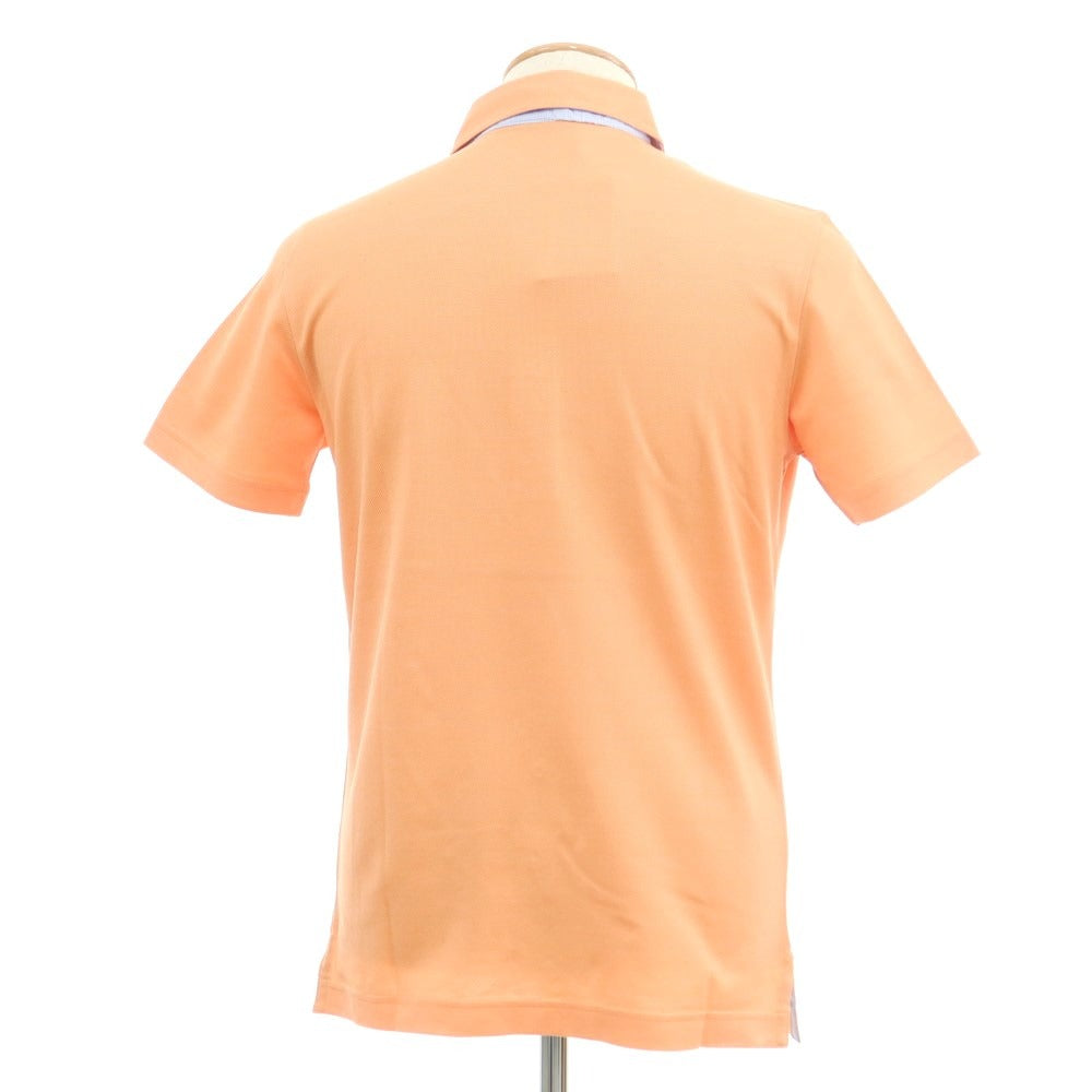 [Used] [Unused] Pal Zileri Cotton Short Sleeve Polo Shirt Light Orange [S] [Condition Rank S] [Men&