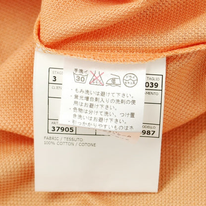 [Used] [Unused] Pal Zileri Cotton Short Sleeve Polo Shirt Light Orange [S] [Condition Rank S] [Men&