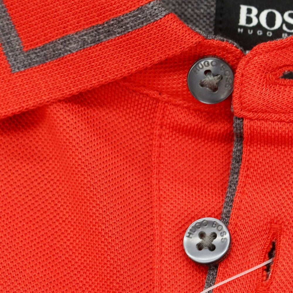 【中古】ヒューゴボス HUGO BOSS コットン 半袖ポロシャツ レッドxグレー【 S 】【 状態ランクA 】【 メンズ 】
[APD]