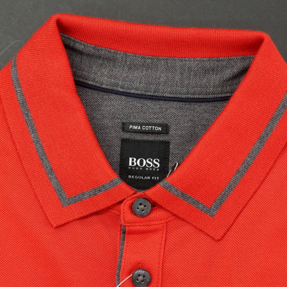 【中古】ヒューゴボス HUGO BOSS コットン 半袖ポロシャツ レッドxグレー【 S 】【 状態ランクA 】【 メンズ 】
[APD]