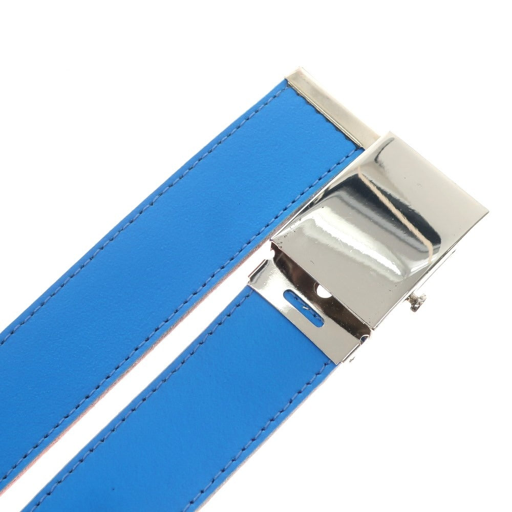 [Used] COMME des GARCONS reversible belt, blue x neon orange [Condition: A] [Men&