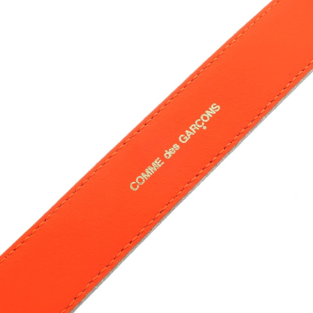 [Used] COMME des GARCONS reversible belt, blue x neon orange [Condition: A] [Men&