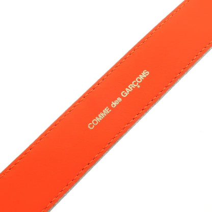 [Used] COMME des GARCONS reversible belt, blue x neon orange [Condition: A] [Men&