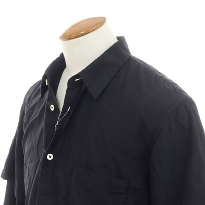 [Used] COMME des GARCONS HOMME DEUX Spring/Summer 2023 polyester casual shirt, black [M] [Condition rank B] ​​[Men&