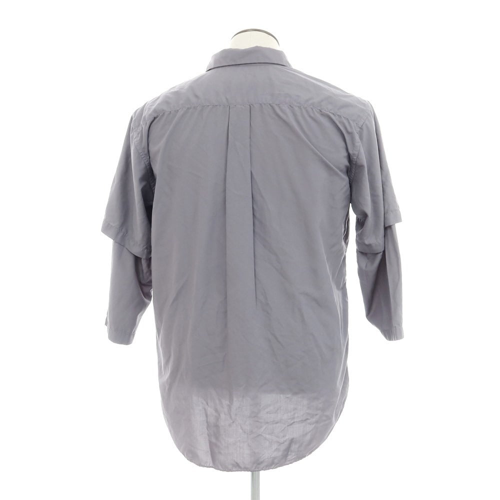 [Used] COMME des GARCONS HOMME DEUX Spring/Summer 2023 polyester casual shirt
 Gray [XL] [Condition Rank A] [Men&