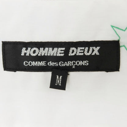 [Used] COMME des GARCONS HOMME DEUX Cotton Regular Collar Casual Shirt White x Multicolor [M] [Condition Rank B] ​​[Men&